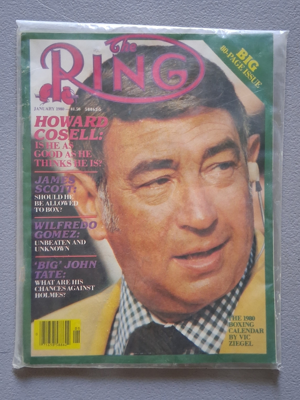 Vintage Magazine Cover Phone Accessory Collector's Item - Green/Yellow